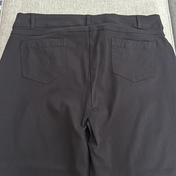 JM CollectionWomen's Plus & Size Tummy Control Curvy-Fit Pants Black Size 18S - Picture 9 of 10